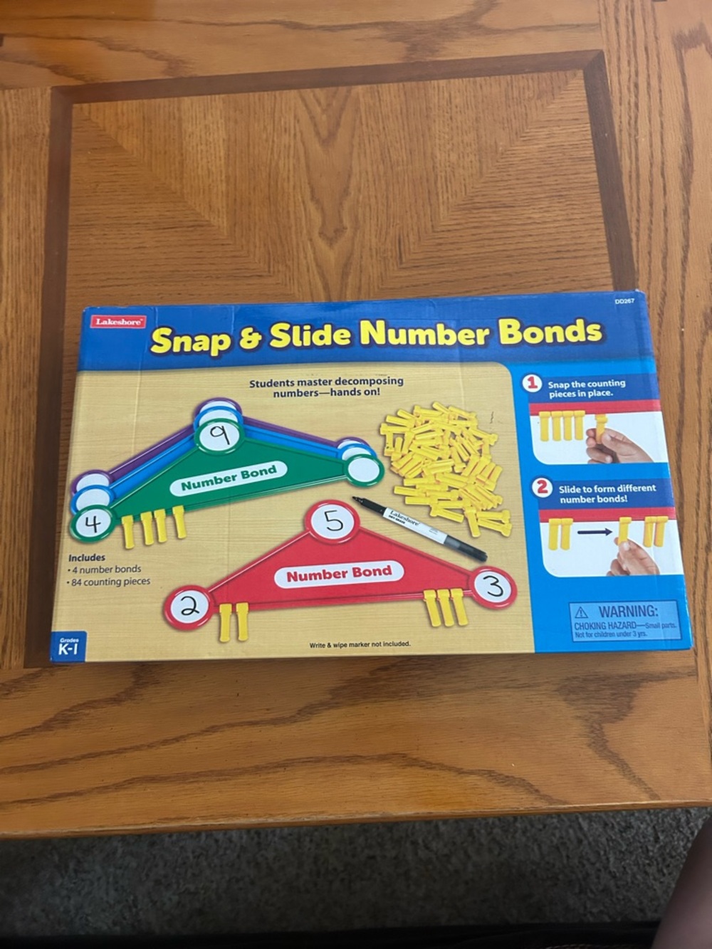 Lakeshore Snap & Slide Number Bonds (2 Sets)